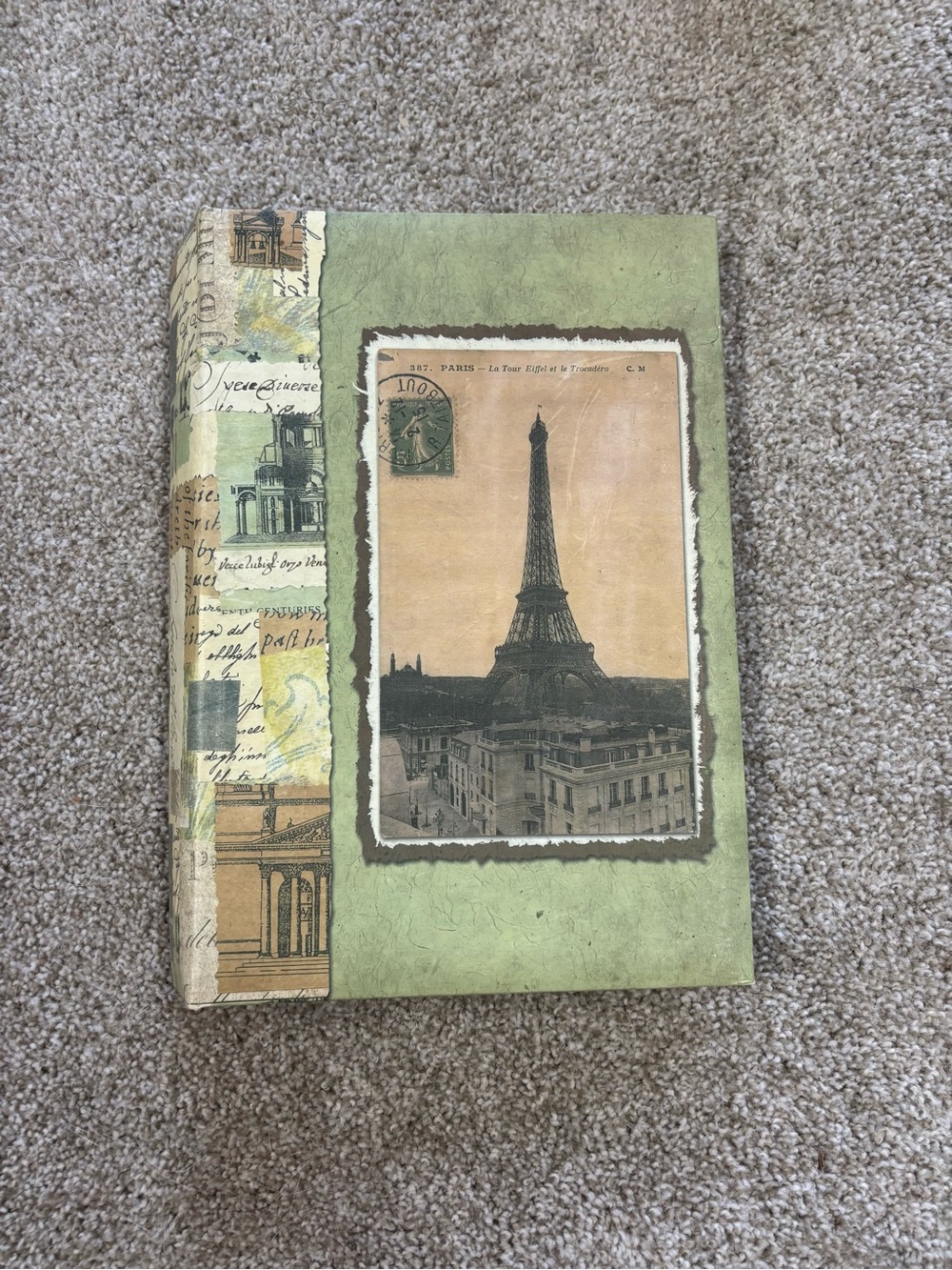 Vintage Paris Themed Photo Album
